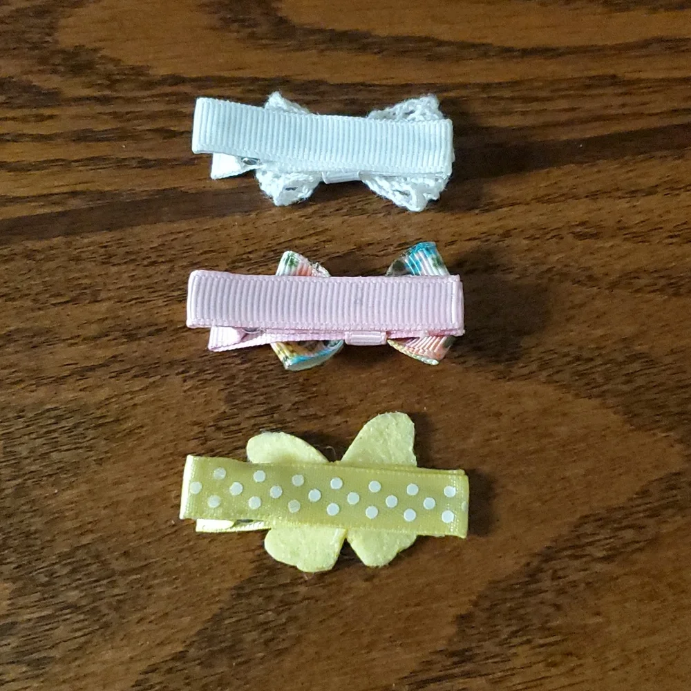 3 Baby Hair Clips